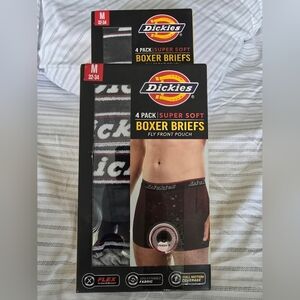 Dickies Men's Black Boxer Briefs - 4 Pack